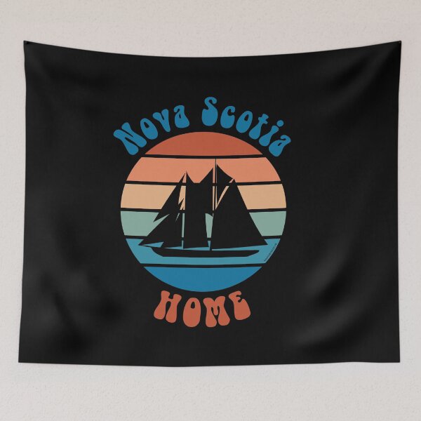 Item preview, Nova Scotia Schooner Retro Sunset designed and sold by Kevin Cameron.