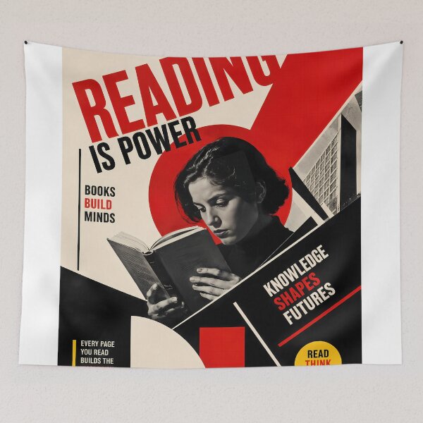 Item preview, Wall Art - Poster - Reading Is Power Poster designed and sold by ForeverPrintsOK.