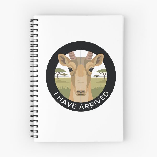 Item preview, I Have Arrived Minimalist Saiga Antelope Safari designed and sold by Arc2020.