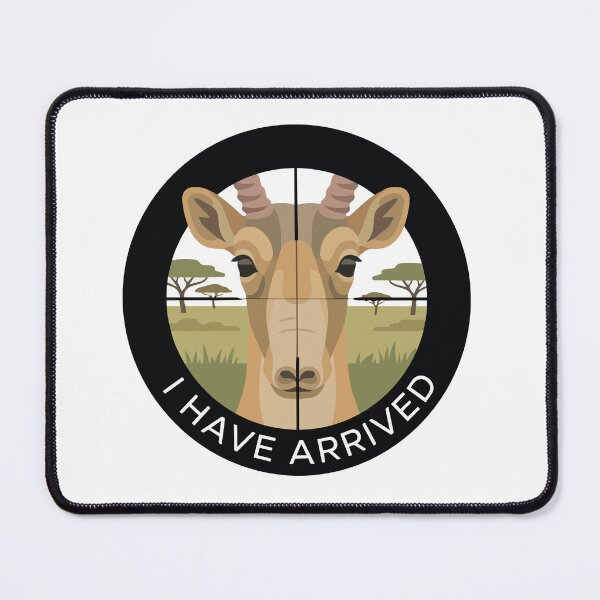 Item preview, I Have Arrived Minimalist Saiga Antelope Safari designed and sold by Arc2020.