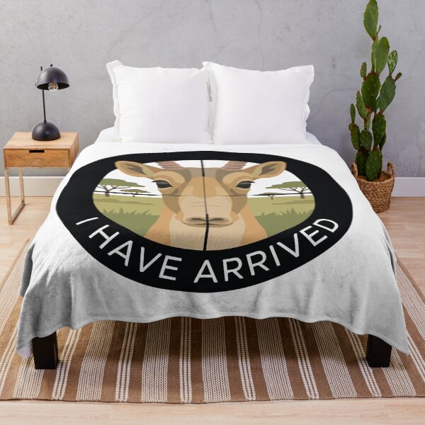 Item preview, I Have Arrived Minimalist Saiga Antelope Safari designed and sold by Arc2020.
