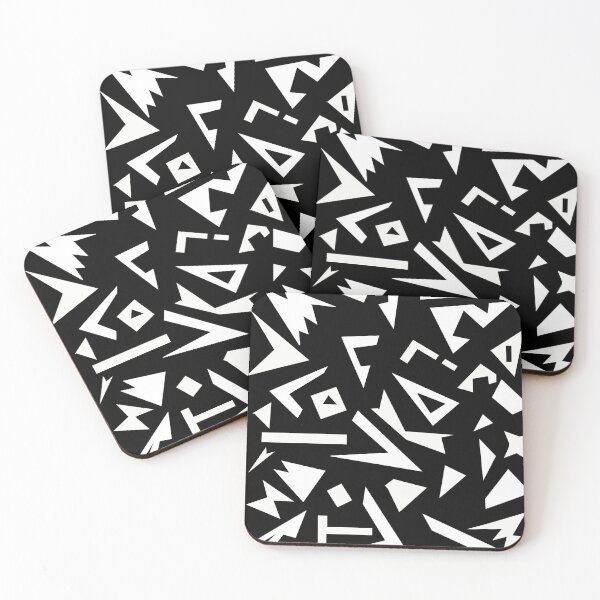 Item preview, Abstract white on black designed and sold by TerenceLacey.