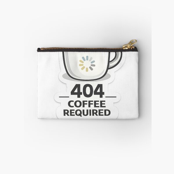 Item preview, 404 Coffee Required Sticker designed and sold by CodePaws Creations.