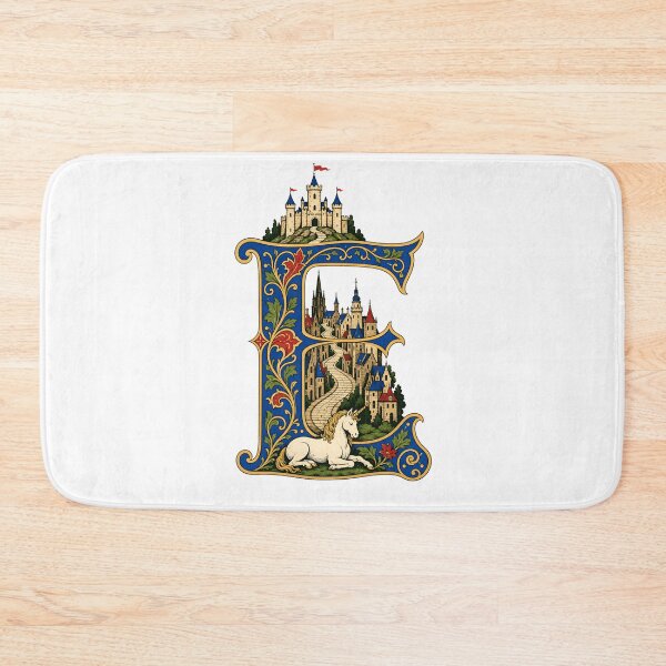Item preview, Edinburgh Enchanted E – Castle and Unicorn Heraldry designed and sold by Fenay Designs.