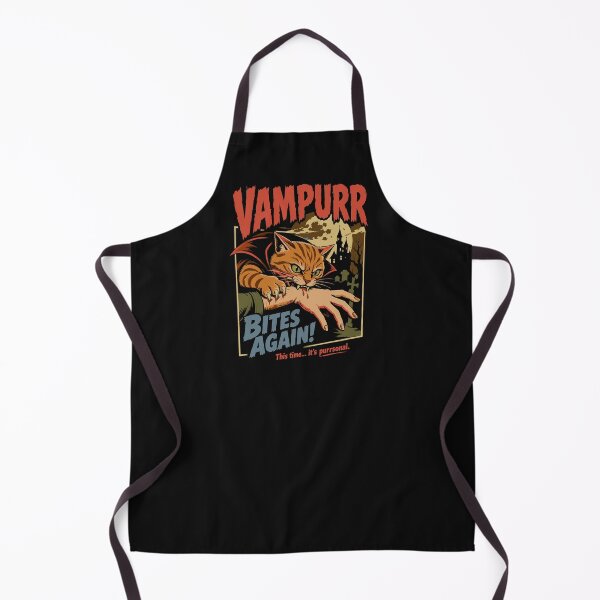 Item preview, Tabby Cat Vampire Funny Vampurr Bites Again Halloween Horror Movie Art Inspired designed and sold by alenaz.