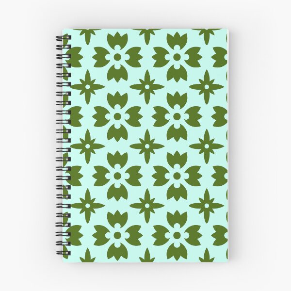 Item preview, Mint Green Floral Geometric Pattern designed and sold by ​Jyoti Digital Artist.