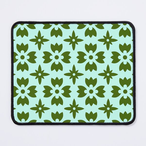 Item preview, Mint Green Floral Geometric Pattern designed and sold by Jyoti Digital Artist.