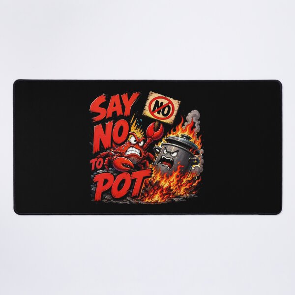 Item preview, Say No To Pot Funny Crab Design For Seafood Lovers designed and sold by DarkRelicStudio.