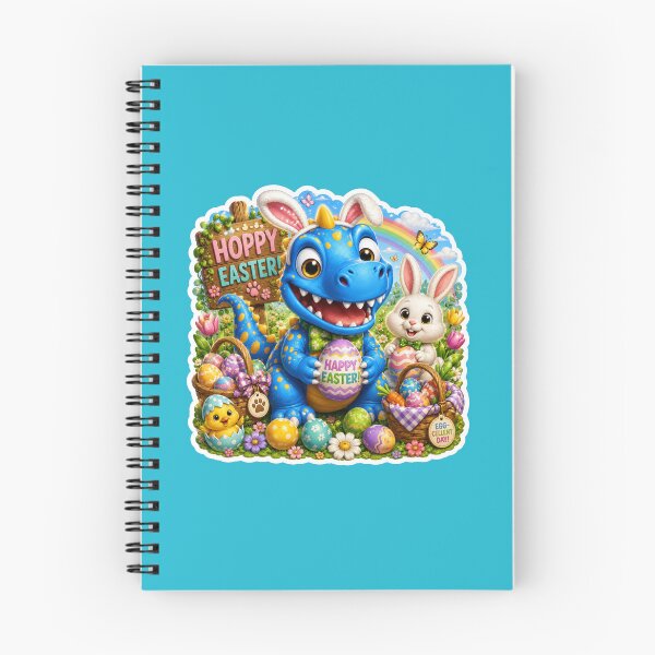 Item preview, Snappyzaurus Easter | Cute Dinosaur Bunny Stickers designed and sold by Collins Design.