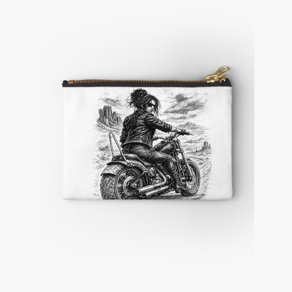 Item preview, Desert Chopper Woman Sketch - Desert Rebel Freedom Ride designed and sold by PiotrMenesh.
