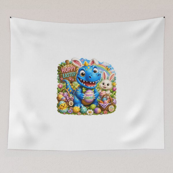 Item preview, Snappyzaurus Easter | Cute Dinosaur Bunny Stickers designed and sold by Collins Design.