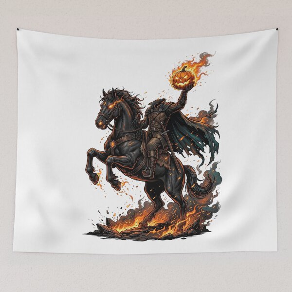 Item preview, Fiery Headless Horseman designed and sold by TeeARTHY.