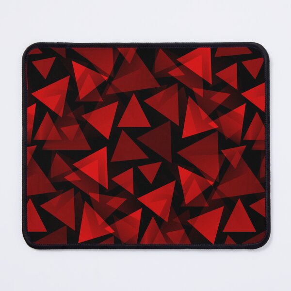 Item preview, Red geometric triangle pattern designed and sold by iRenza.