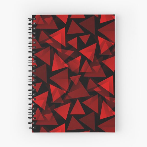 Item preview, Red geometric triangle pattern designed and sold by iRenza.