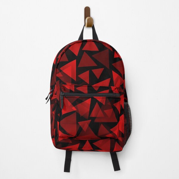 Item preview, Red geometric triangle pattern designed and sold by iRenza.
