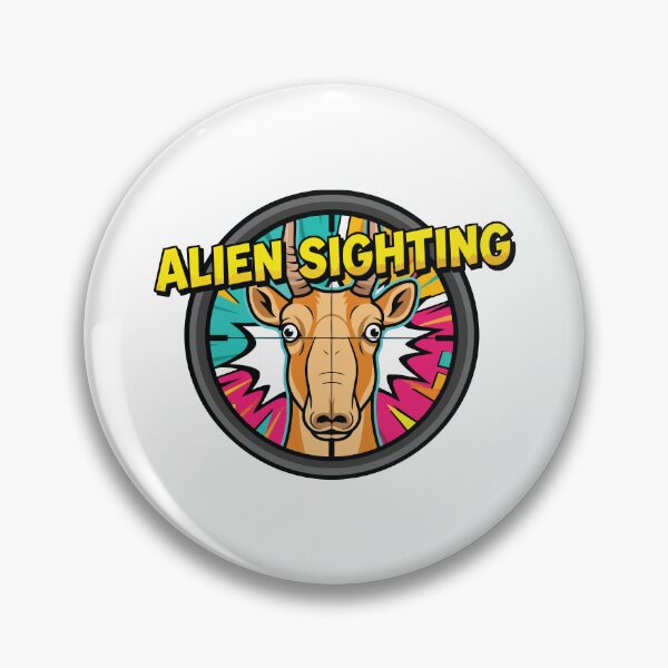 Item preview, Alien Sighting Pop Art Saiga Antelope Comic designed and sold by Arc2020.