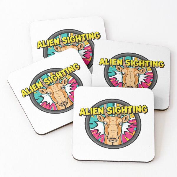 Item preview, Alien Sighting Pop Art Saiga Antelope Comic designed and sold by Arc2020.
