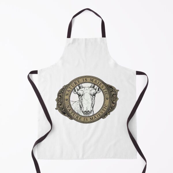 Item preview, Nature Is Majestic Vintage Etching Saiga Antelope designed and sold by Arc2020.