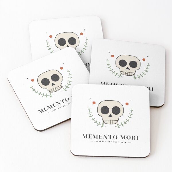 Item preview, Memento Mori — Skull and Botanical Gothic Print designed and sold by NEXTFORMSTUDIO.