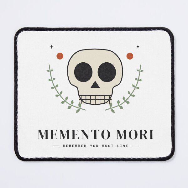 Item preview, Memento Mori — Skull and Botanical Gothic Print designed and sold by NEXTFORMSTUDIO.