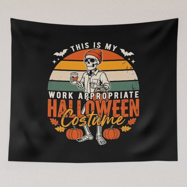Item preview, This Is My Work Appropriate Halloween Costume Skeleton designed and sold by MizoX7.