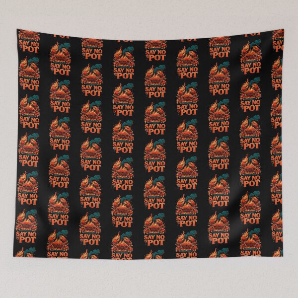 Item preview, Say No To Pot Funny Crab Design For Seafood Lovers designed and sold by DarkRelicStudio.