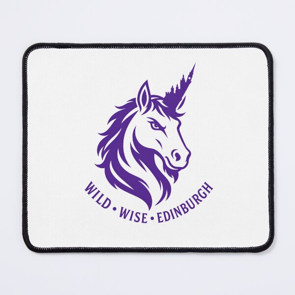Item preview, Edinburgh Wild and Wise – Purple Skyline Unicorn designed and sold by Fenay Designs.