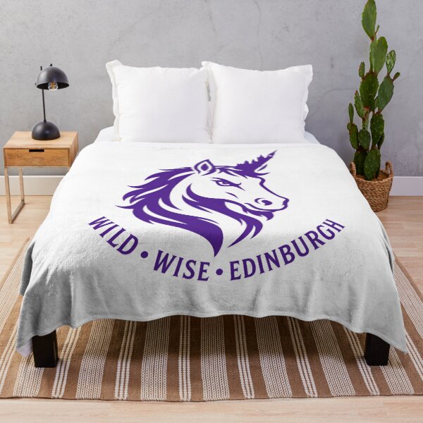 Item preview, Edinburgh Wild and Wise – Purple Skyline Unicorn designed and sold by Fenay Designs.