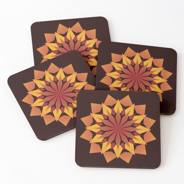 Item preview, Pointy Red and Orange Flower Design designed and sold by DHTDesigns.