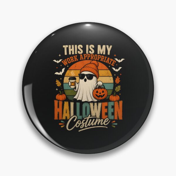 Item preview, This Is My Work Appropriate Halloween Costume Retro Ghost designed and sold by MizoX7.