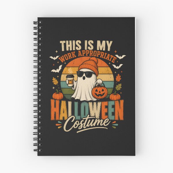 Item preview, This Is My Work Appropriate Halloween Costume Retro Ghost designed and sold by MizoX7.