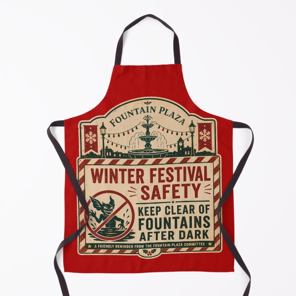 Item preview, Fountain Plaza Winter Festival Safety Notice designed and sold by agearb.