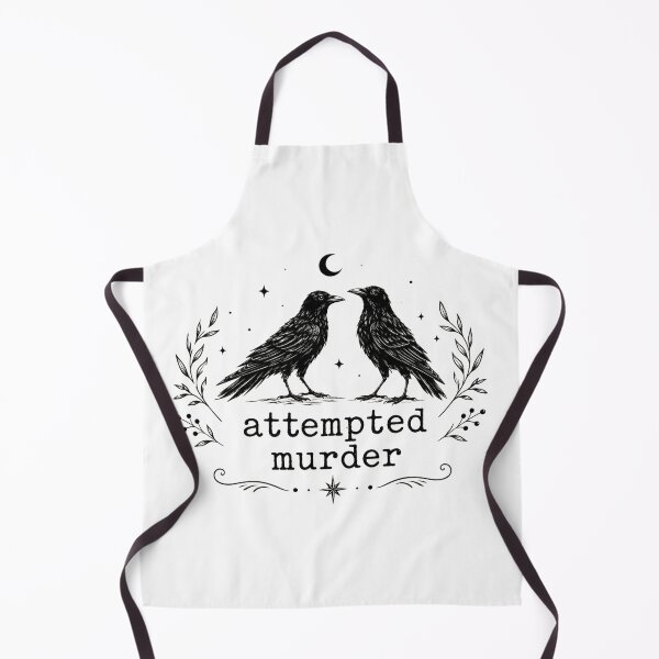 Item preview, Attempted Murder Funny Crow Bird Pun Gift designed and sold by Quiajia.