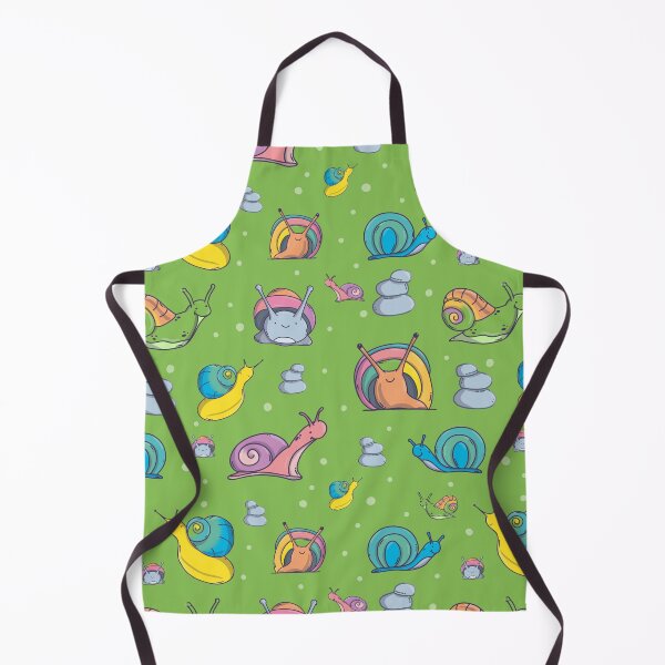 Item preview, Snails Pattern. Cute Characters. Green Background. designed and sold by DigitalCris.