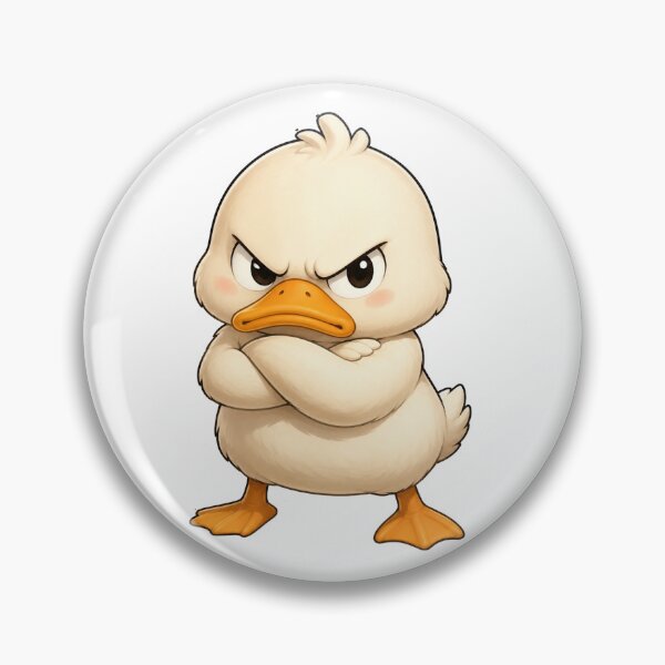 Item preview, Angry Cute Duck designed and sold by reanacreations.