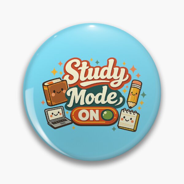 Item preview, Study Mode On – Cute Student School & College Design designed and sold by BankshopTH.
