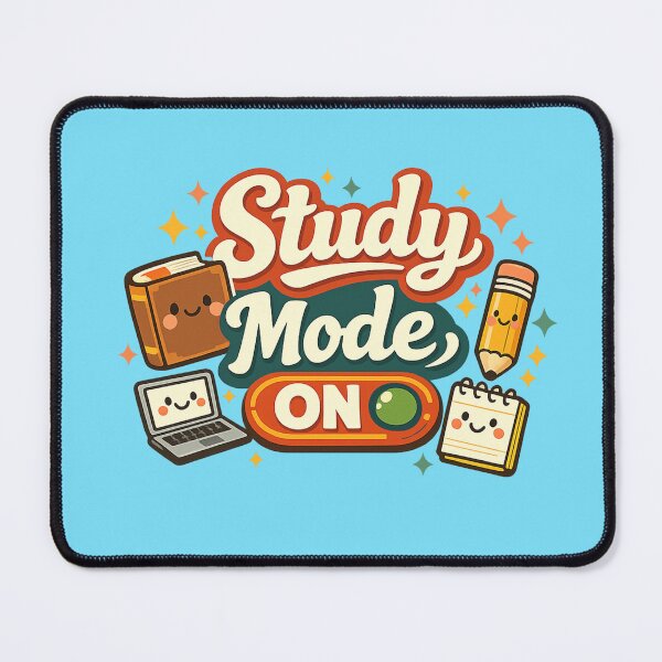 Item preview, Study Mode On – Cute Student School & College Design designed and sold by BankshopTH.