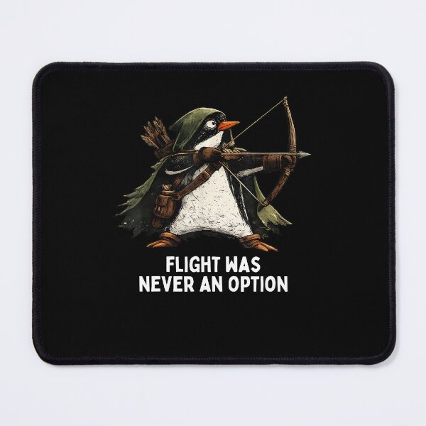 Item preview, Flight Was Never An Option Funny Penguin Archer Vintage designed and sold by CocoLama.