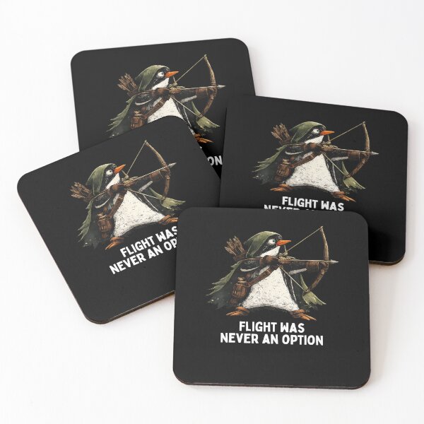 Item preview, Flight Was Never An Option Funny Penguin Archer Vintage designed and sold by CocoLama.