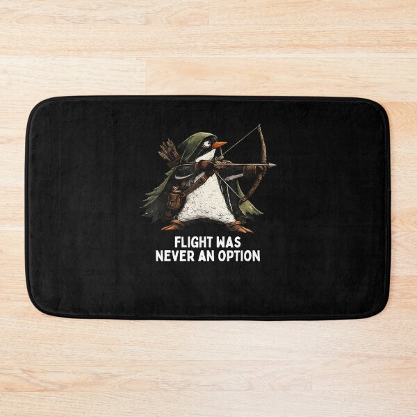 Item preview, Flight Was Never An Option Funny Penguin Archer Vintage designed and sold by CocoLama.