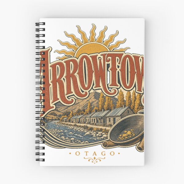 Item preview, Arrowtown New Zealand Classic Hand Drawn Travel Emblem designed and sold by VisualArtsOasis.