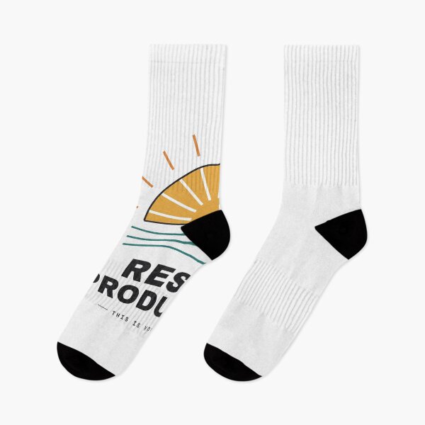 Item preview, Rest Is Productive — Retro Sun and Waves designed and sold by NEXTFORMSTUDIO.
