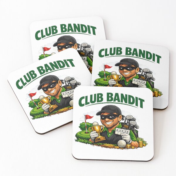 Item preview, Club Bandit Golf Humour Design designed and sold by RMBPrintStudio.