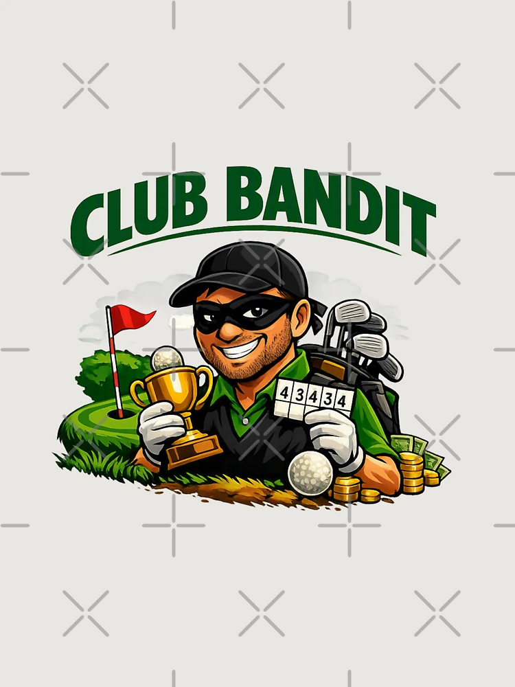 Thumbnail 6 von 6, Premium Oversized Pullover, Club Bandit Golf Humor Design designt und verkauft von RMBPrintStudio.