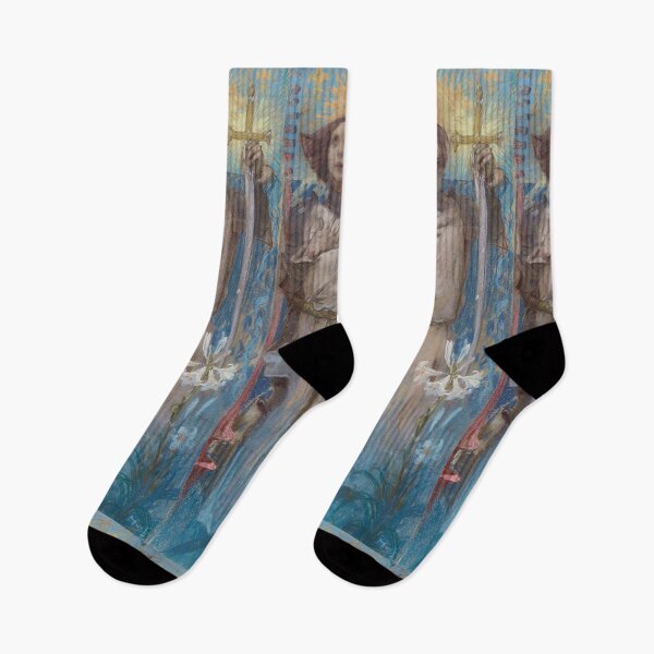 Item preview, Joan of Arc Apparition, Alphonse Mucha,1908 designed and sold by Matthew Kinnersly.