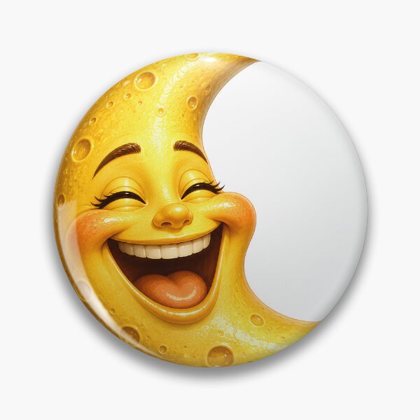 Item preview, Happy Moon | Cute Smiling Crescent Moon Cartoon T-Shirt designed and sold by CalmMandala.