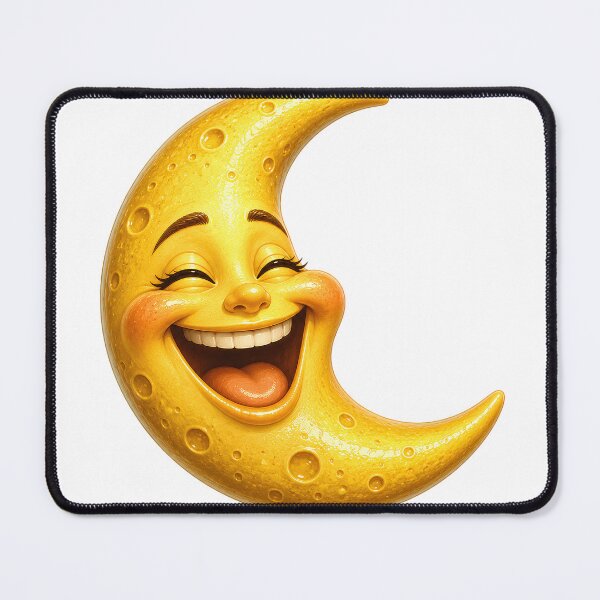 Item preview, Happy Moon | Cute Smiling Crescent Moon Cartoon T-Shirt designed and sold by CalmMandala.
