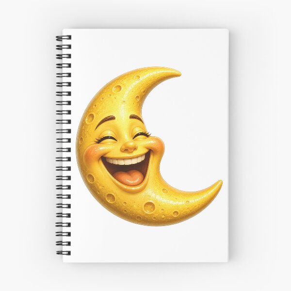 Item preview, Happy Moon | Cute Smiling Crescent Moon Cartoon T-Shirt designed and sold by CalmMandala.