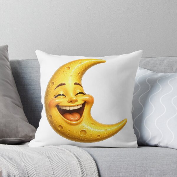 Item preview, Happy Moon | Cute Smiling Crescent Moon Cartoon T-Shirt designed and sold by CalmMandala.