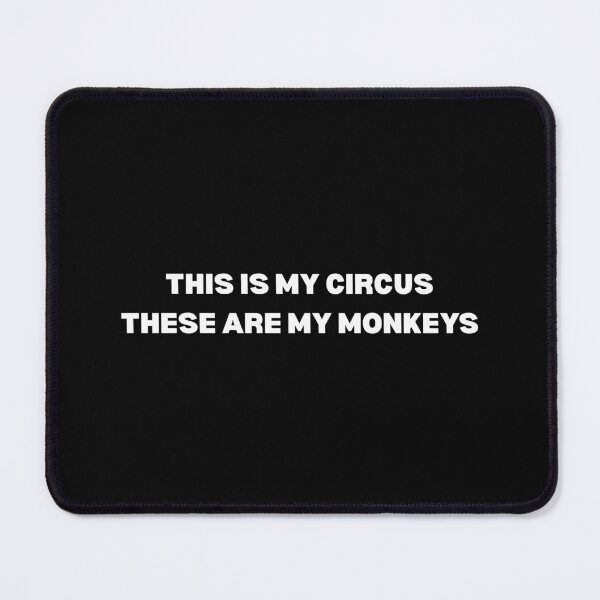 Item preview, This Is My Circus These Are My Monkeys Sticker – Funny Mom Life or Teacher Vinyl Sticker, Chaos Coordinator Humor, Family Joke Gift designed and sold by SWETA HALDER.